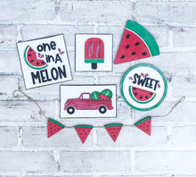 Load image into Gallery viewer, 3D Watermelon Tiered Tray Set - Summer - Seasonal Decor