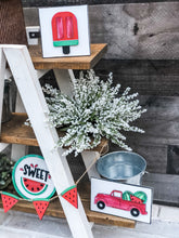 Load image into Gallery viewer, 3D Watermelon Tiered Tray Set - Summer - Seasonal Decor