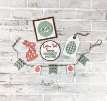 Load image into Gallery viewer, Cotton Tail Farms Easter Tiered Tray Set - Spring - Seasonal Decor