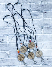 Load image into Gallery viewer, Personalized Wood Lanyard - Teacher Gift - Accessory