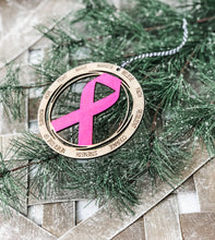 Load image into Gallery viewer, Awareness Ribbon Ornament - Christmas Tree Ornament