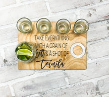 Load image into Gallery viewer, Tequila Shot Flight - Serving Tray - Kitchen