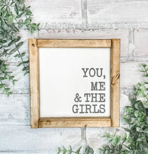 Load image into Gallery viewer, You, Me & The... Personalized Family Framed Sign - Gift