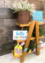 Load image into Gallery viewer, 3D Hello Summer Popsicle Tiered Tray Set - Summer - Seasonal Decor