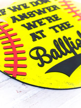 Load image into Gallery viewer, 3D Baseball or Softball Door Hanger - Housewarming