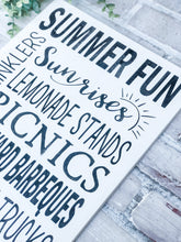 Load image into Gallery viewer, Summer Fun Sign - Wall Decor