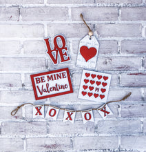 Load image into Gallery viewer, 3D Valentine's Day Tiered Tray Set - Love - Holiday Decor