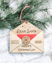 Load image into Gallery viewer, Letter to Santa Christmas Ornament - Personalized
