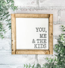 Load image into Gallery viewer, You, Me & The... Personalized Family Framed Sign - Gift
