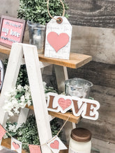 Load image into Gallery viewer, 3D Love Languages Tiered Tray Set - Valentine's Day - Holiday Decor