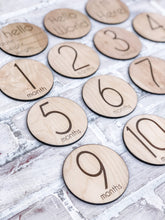 Load image into Gallery viewer, Baby Milestones Sign Sign - Baby Shower Gift