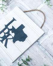 Load image into Gallery viewer, LBK Texas Mini Hanging Sign - Lubbock Memorabilia