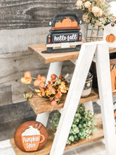 Load image into Gallery viewer, 3D Harvest Market Fall Tiered Tray Set - Seasonal Decor