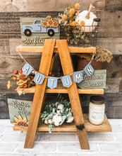 Load image into Gallery viewer, 3D Sunflower Harvest Tiered Tray Set - Fall - Seasonal Decor