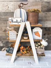 Load image into Gallery viewer, 3D Thanksgiving Fall Tiered Tray Set - Seasonal Decor