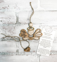 Load image into Gallery viewer, Keepsake Angel Fabric Memorial Christmas Ornament - Gift