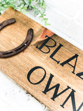 Load image into Gallery viewer, Blaze Your Own Trail Sign - Rustic Farmhouse Wall Decor