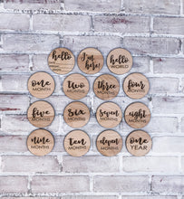 Load image into Gallery viewer, Baby Milestones Sign Sign - Baby Shower Gift