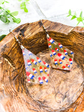 Load image into Gallery viewer, Patriotic Popsicles Acrylic Earrings