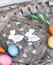 Load image into Gallery viewer, Personalized Easter Basket Bunny Tag Gift - Bunny Tag