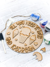 Load image into Gallery viewer, Ice Cream Paint Kit for Kids - DIY - Craft for Child - Summer