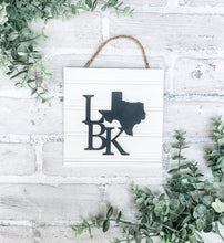 Load image into Gallery viewer, LBK Texas Mini Hanging Sign - Lubbock Memorabilia