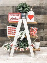 Load image into Gallery viewer, 3D Valentine's Day Tiered Tray Set - Love - Holiday Decor