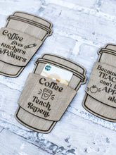 Load image into Gallery viewer, Teacher Coffee Gift Card Holder