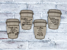 Load image into Gallery viewer, Teacher Coffee Gift Card Holder