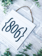 Load image into Gallery viewer, 806 Area Code Mini Hanging Sign - Lubbock, Texas Memorabilia