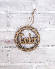 Load image into Gallery viewer, Teacher Ornament - Christmas Tree Ornament