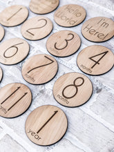 Load image into Gallery viewer, Baby Milestones Sign Sign - Baby Shower Gift