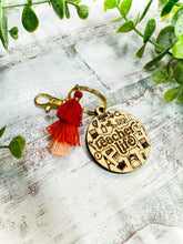 Load image into Gallery viewer, Teacher Life Tassel Wood Keychain - Gift