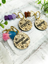 Load image into Gallery viewer, Mom Wood Tassel Keychain - Gift