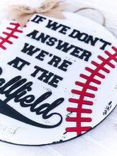 Load image into Gallery viewer, 3D Baseball or Softball Door Hanger - Housewarming