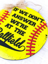 Load image into Gallery viewer, 3D Baseball or Softball Door Hanger - Housewarming