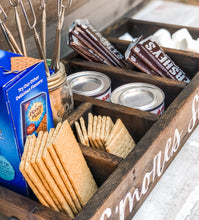 Load image into Gallery viewer, S'mores Station - Rustic Serving Tray - Kitchen