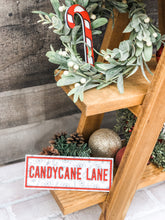 Load image into Gallery viewer, 3D Candy Cane Christmas Tiered Tray Set - Holiday Decor