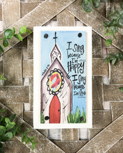 Load image into Gallery viewer, Happy Block Shelf Sitter Sign - Inspirational Gift