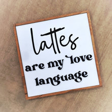 Load image into Gallery viewer, Personalized Love Language Sign - Gift
