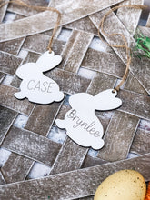 Load image into Gallery viewer, Personalized Easter Basket Bunny Tag Gift - Bunny Tag