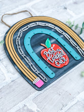 Load image into Gallery viewer, Best Teacher Ever 3D Rainbow Sign - School - Gift