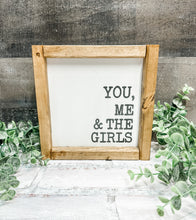 Load image into Gallery viewer, You, Me & The... Personalized Family Framed Sign - Gift