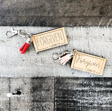Load image into Gallery viewer, God's Promises Tassel Keychain - Wood Keychains - Gift - Inspirational
