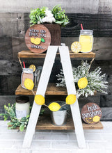 Load image into Gallery viewer, 3D When Life Gives You Lemons Tiered Tray Set - Summer - Seasonal Decor