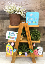 Load image into Gallery viewer, 3D Hello Summer Popsicle Tiered Tray Set - Summer - Seasonal Decor