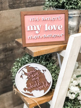 Load image into Gallery viewer, 3D Love Languages Tiered Tray Set - Valentine's Day - Holiday Decor