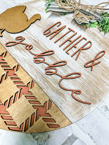 Gather & Gobble Door Hanger