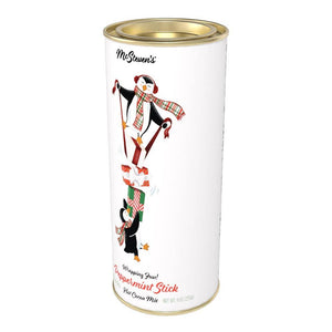 Penguins "Wrapping Fun" Peppermint Stick Cocoa