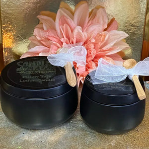 8oz Black Tin Lotion Candle